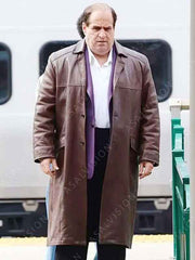 The Penguin Oswald Cobblepot Leather Trench Coat