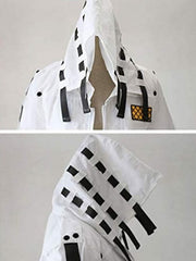 PUBG White Hooded Cosplay Jacket