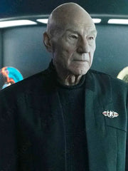 Star Trek Picard Season 3 Patrick Stewart Black Jacket