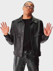 Power Book II Ghost Season 4 Tariq St. Patrick Black Leather Jacket