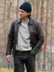 Riff Raff 2025 Lewis Pullman Dark Brown Jacket