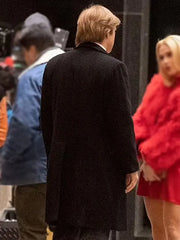 The Apprentice Sebastian Stan Black Wool Coat