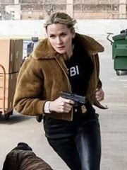 FBI Most Wanted Nina Chase Suede Bomber Jacket