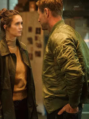 The Bricklayer 2024 Aaron Eckhart Bomber Jacket