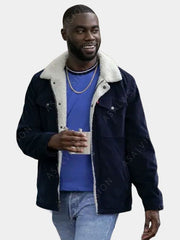 Single Drunk Female James Sherpa Jacket