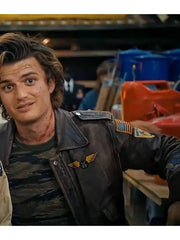 Steve Harrington Stranger Things Season 4 Leather Jacket