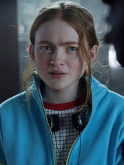 Stranger Things Max Mayfield Blue Fleece Jacket