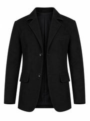 Iverson Black Suede Blazer
