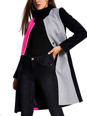 Lily Collins Emily in Paris Color Block Trench Coat