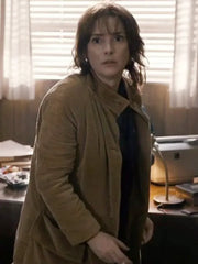 Women's Stranger Things Joyce Byers Brown Coat