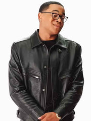 Power Book II Ghost Season 4 Tariq St. Patrick Black Leather Jacket