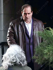 The Penguin Oswald Cobblepot Leather Trench Coat