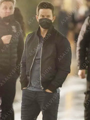 The Union Mark Wahlberg Black Bomber Jacket