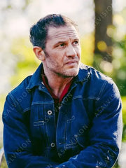 The Bikeriders 2024 Tom Hardy Denim Jacket
