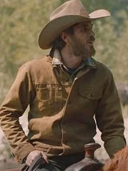Dave Annable Yellowstone Brown Cotton Jacket