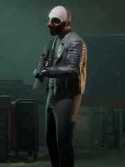 Wolf Payday 3 Black Leather Jacket