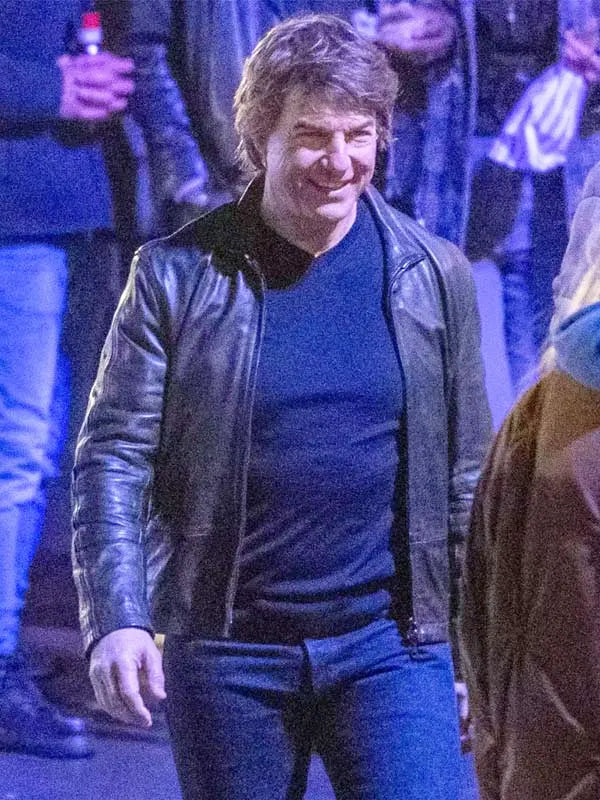 Tom Cruise Mission Impossible 8 Leather Jacket