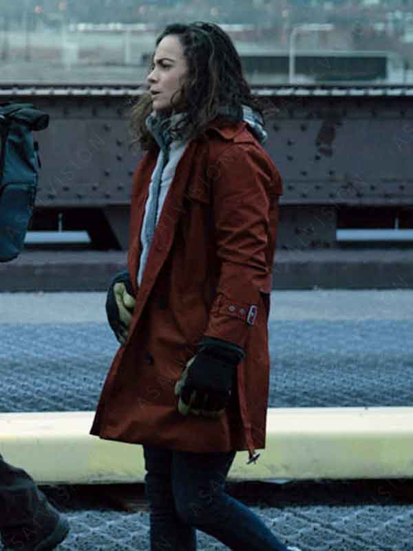 Dark Matter Season 1 Amanda Lucas Trench Coat