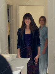 The Idea Of You 2024 Anne Hathaway Blue Blazer