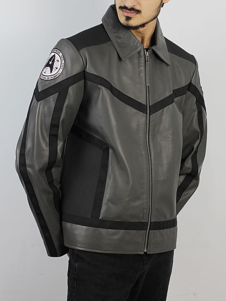 Star Trek Strange New Worlds Leather Jacket