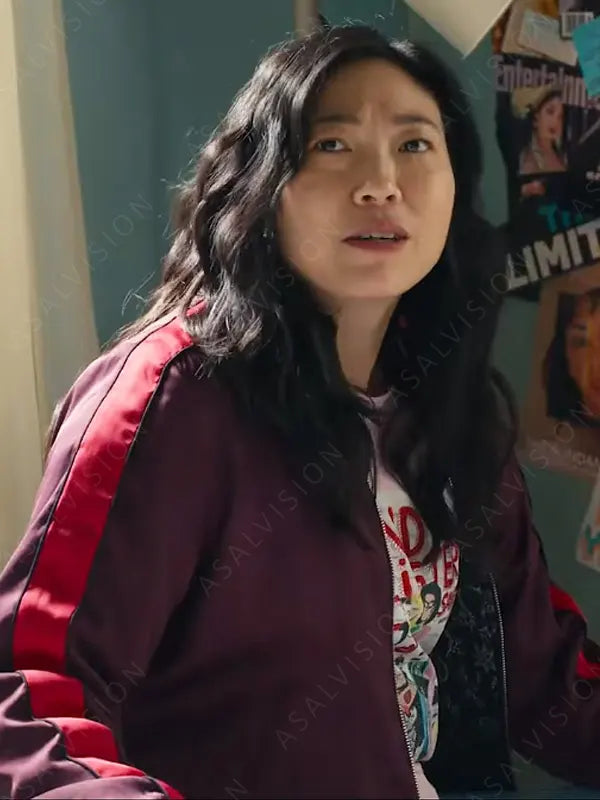 Jackpot 2024 Katie Maroon Bomber Jacket