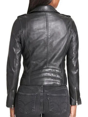 Womens Asymmetrical Motorcycle Leather Jacket