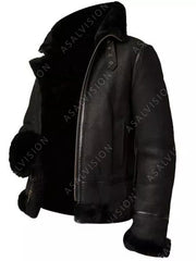 Liam Shearling Leather Jacket