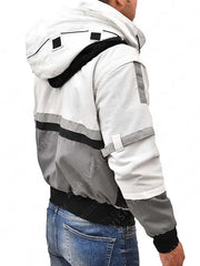 Ghost Recon Assassin's Creed White Hooded Bomber Jacket