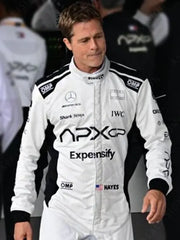 Grand Prix Brad Pitt F1 APX GP Racing Leather Jacket