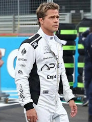 Grand Prix Brad Pitt F1 APX GP Racing Leather Jacket