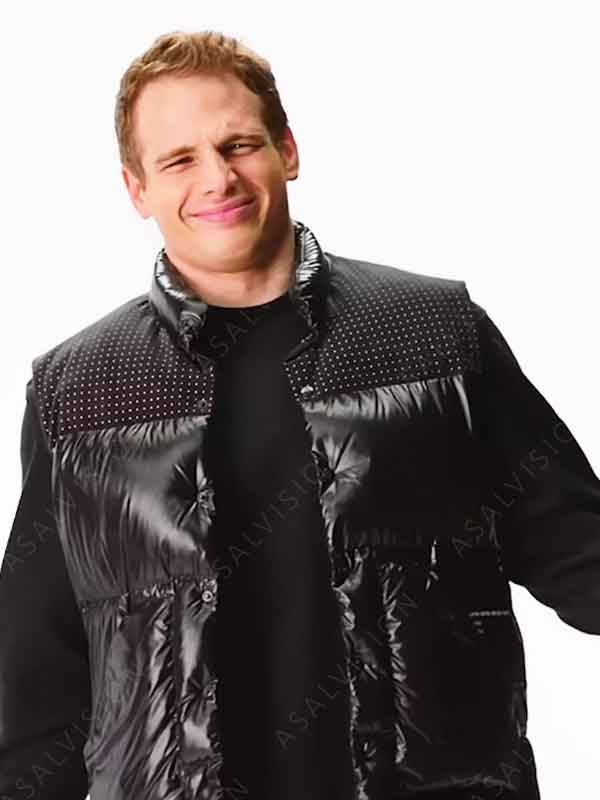 Power Book II Ghost Season 4 Brayden Weston Black Puffer Vest
