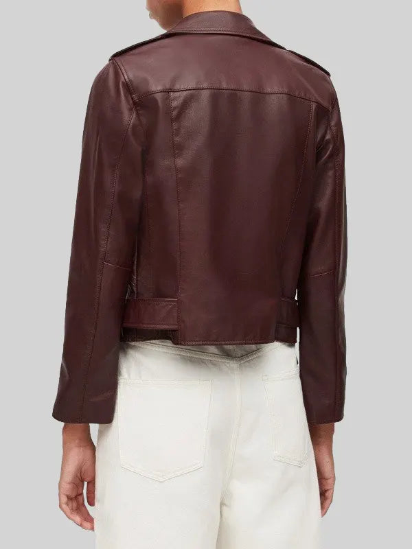 Brie Virgin River Season 4 Biker Leather Jacket