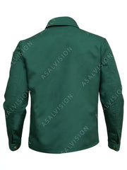 Ladybug Bullet Train Brad Pitt Green Jacket