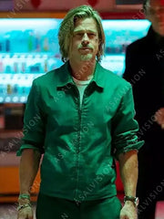 Ladybug Bullet Train Brad Pitt Green Jacket