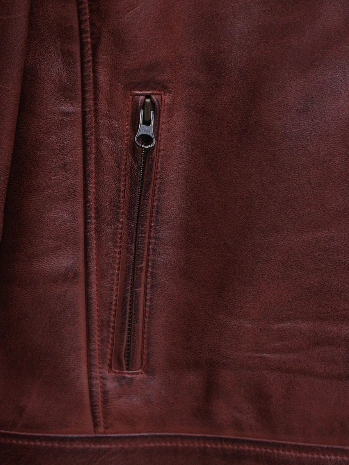 Declan Men's Cognac Cafe Racer Leather Jacket