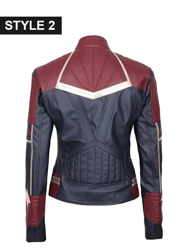Brie Larson Captain Marvel Carol Danvers Leather Jacket