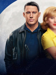 Fly Me To The Moon Cole Davis Black Leather Jacket