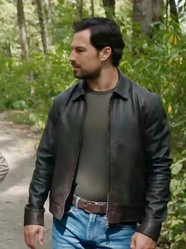 Wild Cards Cole Ellis Black Leather Jacket
