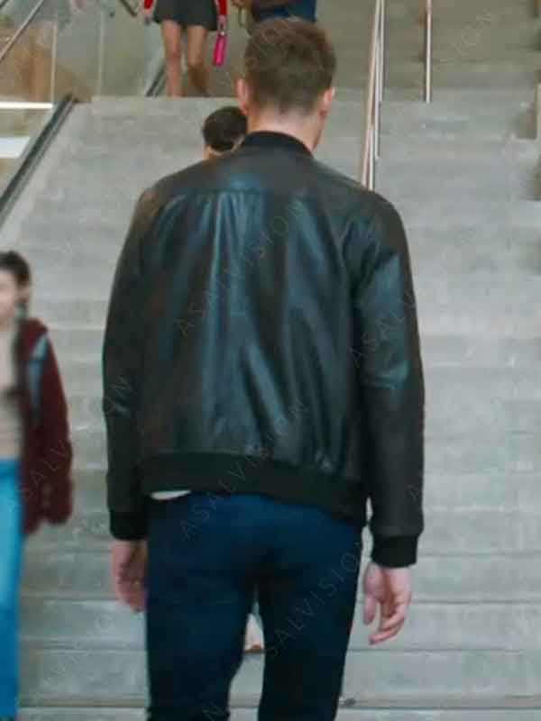 Tracker 2024 Colter Shaw Black Bomber Leather Jacket