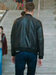 Tracker 2024 Colter Shaw Black Bomber Leather Jacket