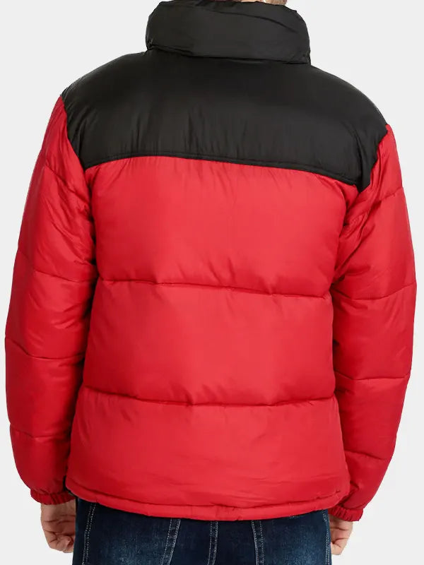 Power Book III Corinne Red And Black Puffer Jacket