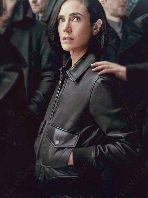 Dark Matter Jennifer Connelly Bomber Leather Jacket