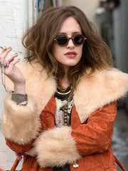 Mr Robot Darlene Shearling Coat