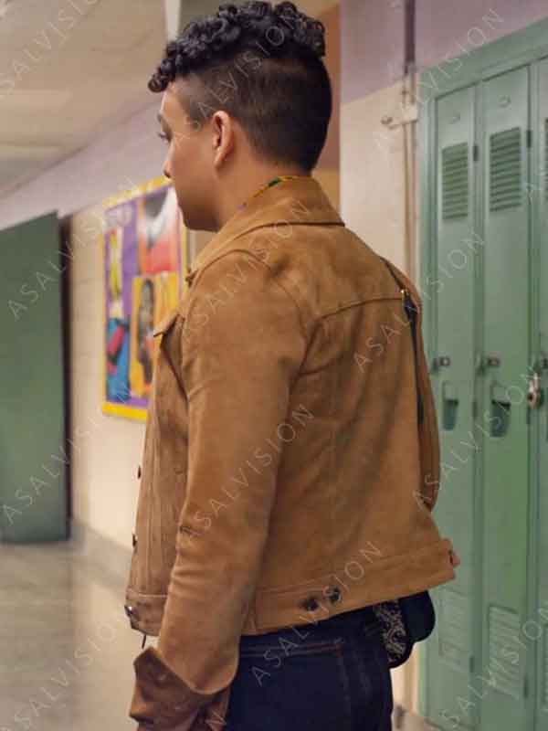 Davey & Jonesie's Locker Season 1 Emile Brown Suede Jacket