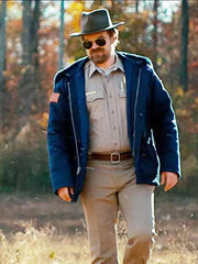Men's Stranger Things Jim Hopper Blue Jacket