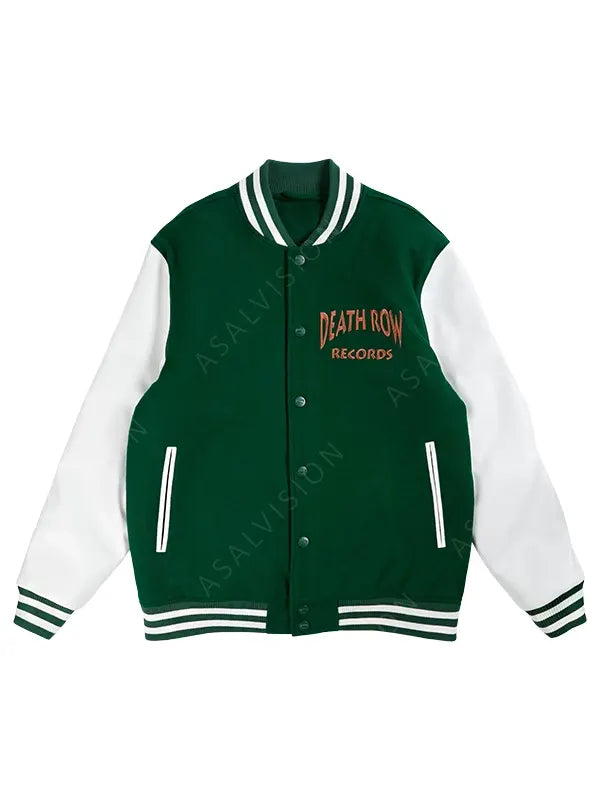 Snoop Dogg Death Row Records Paisley Varsity Jacket