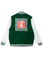 Snoop Dogg Death Row Records Paisley Varsity Jacket