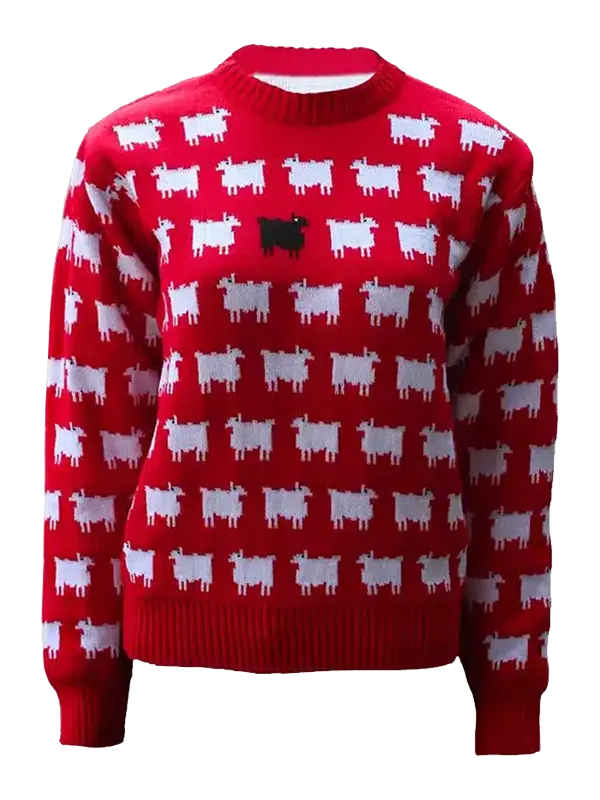Princess Diana Black Sheep Sweater