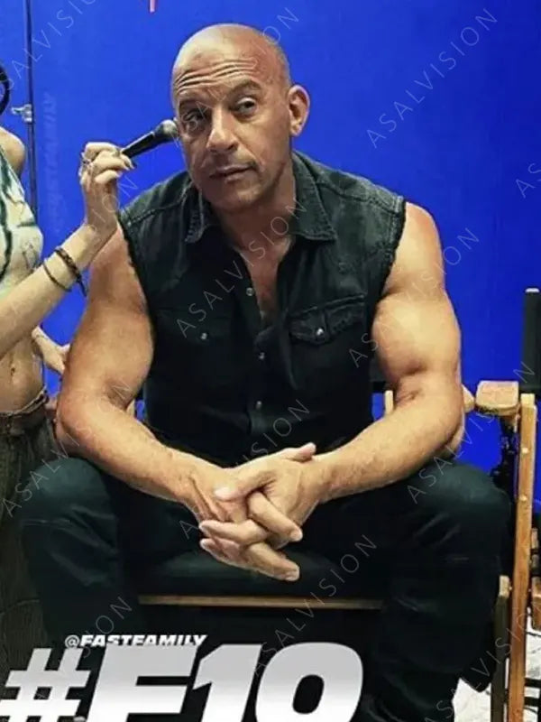 Fast X Vin Diesel Black Vest