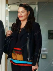 Grey's Anatomy Dr. Callie Torres Black Jacket